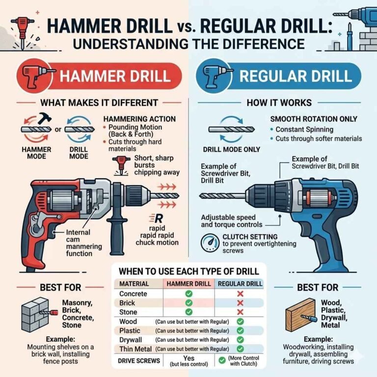 How to Tell If a Drill Is a Hammer Drill