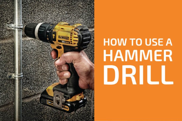 How to Use a Hammer Drill