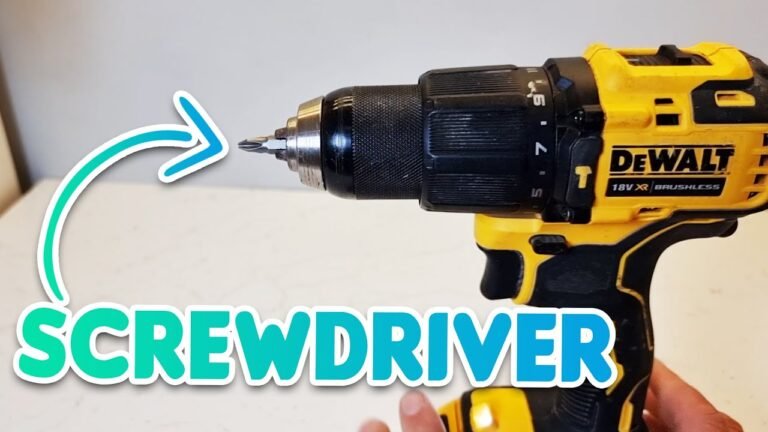 How to Use a Cordless Screwdriver as a Drill