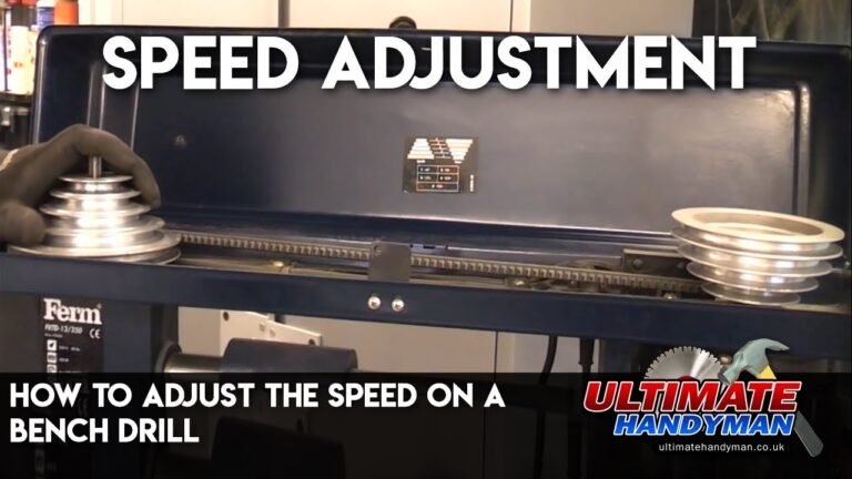 How to Adjust Drill Speed