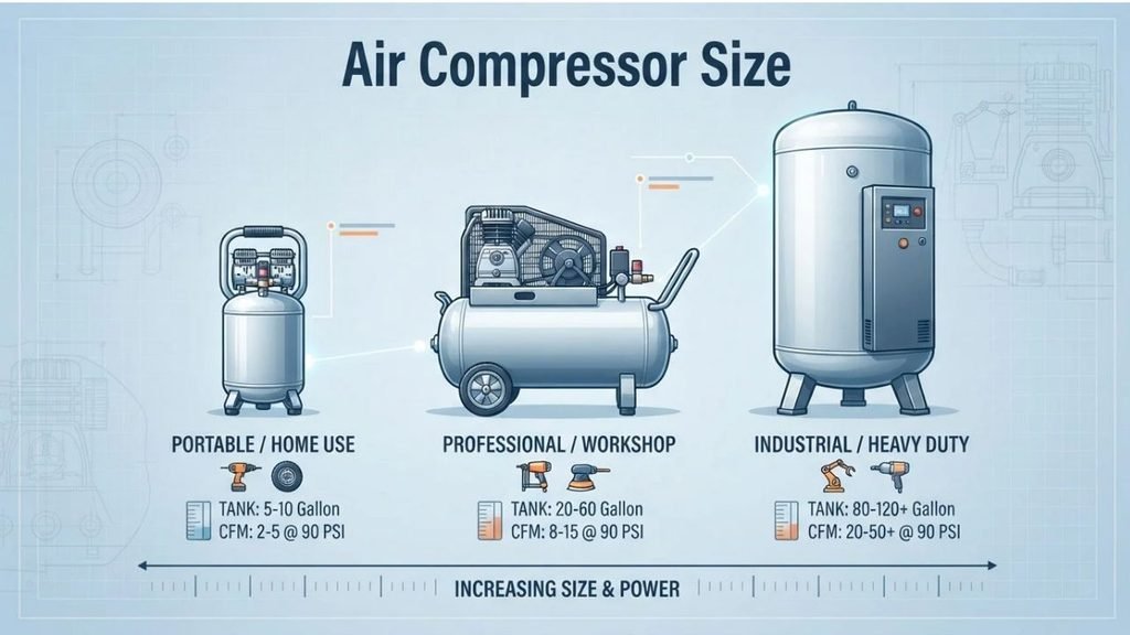 Air Compressor Size