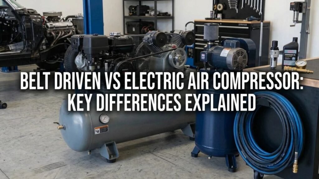 Belt Driven vs Electric Air Compressor: Key Differences Explained