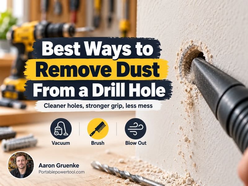 Best Ways to Remove Dust From a Drill Hole