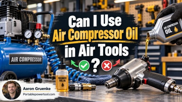 Can I Use Air Compressor Oil in Air Tools? What You Should Know