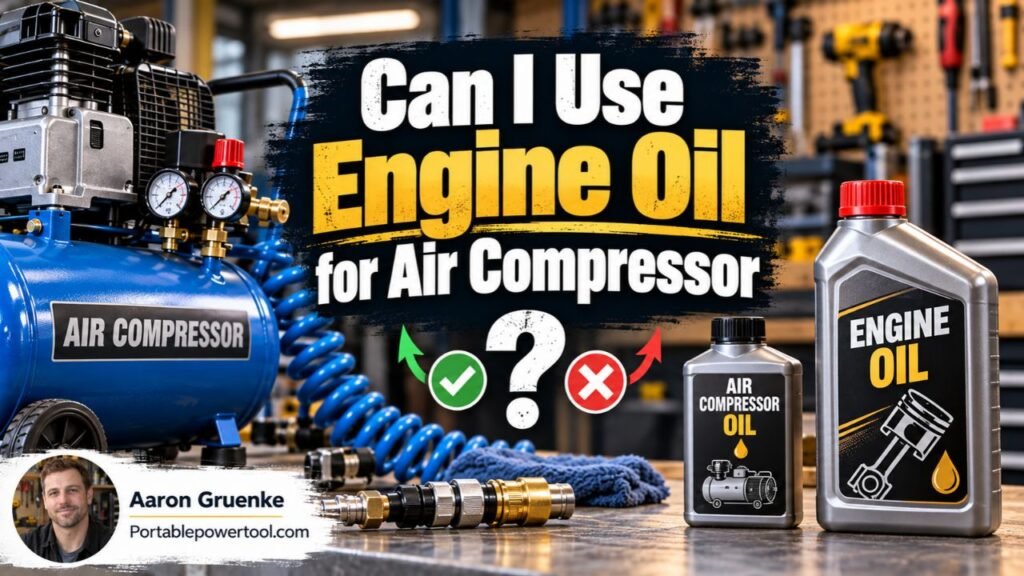 Can I Use Engine Oil for Air Compressor? Complete Oil Guide