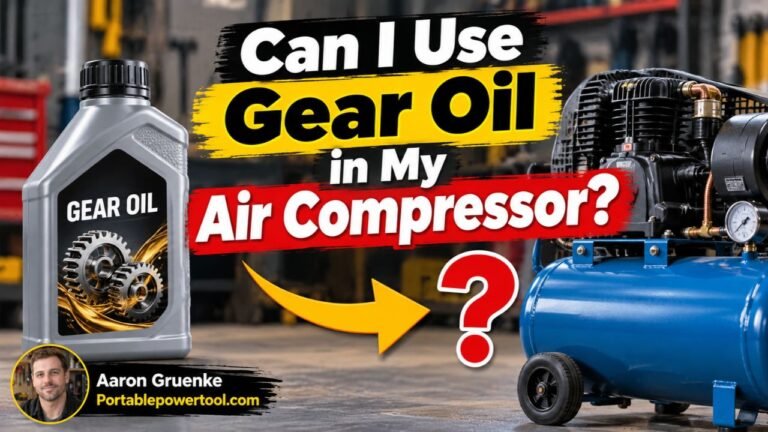 Can I Use Gear Oil in My Air Compressor? What to Know