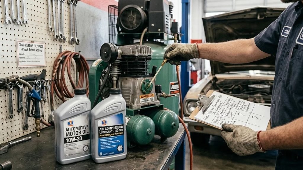 Can I Use Motor Oil for Air Compressor Equipment?
