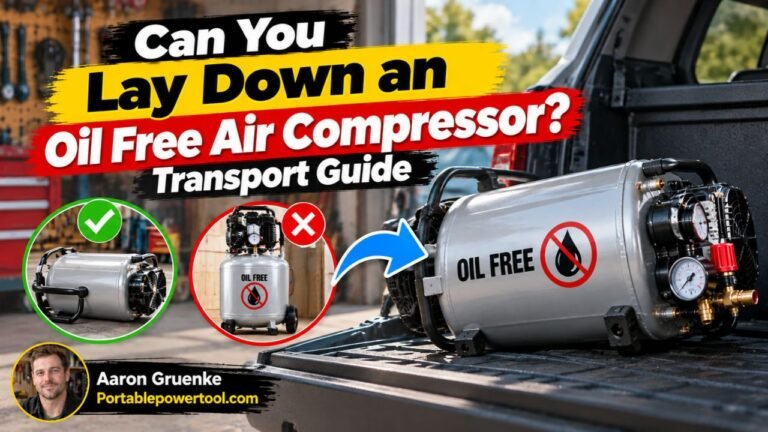 Can You Lay Down an Oil Free Air Compressor? Transport Guide