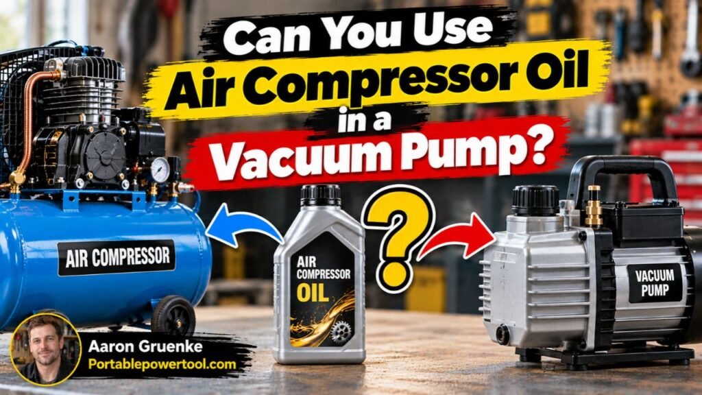 Can You Use Air Compressor Oil in a Vacuum Pump? Or Vice Versa