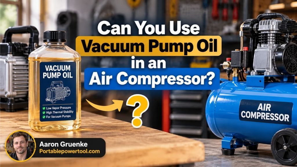 Can You Use Vacuum Pump Oil in an Air Compressor?
