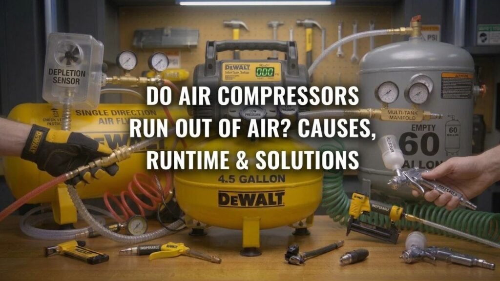 Do Air Compressors Run Out of Air? Causes, Runtime & Solutions