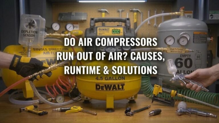 Do Air Compressors Run Out of Air? Causes, Runtime & Solutions