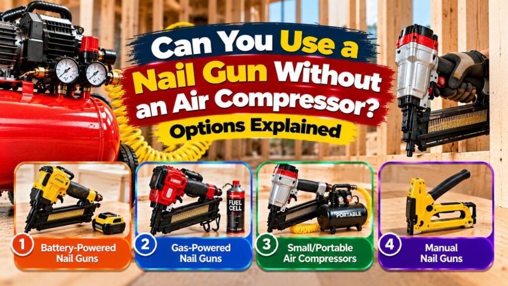 Do All Nail Guns Need Air Compressor? Types and Power Options