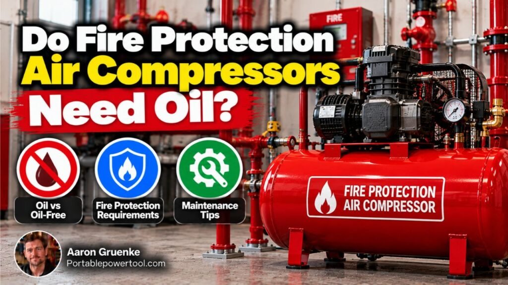 Do Fire Protection Air Compressors Need Oil? Explained