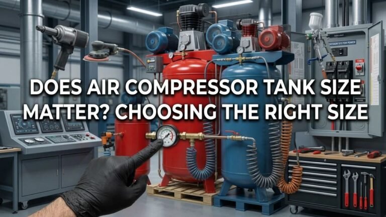 Does Air Compressor Tank Size Matter? Choosing the Right Size