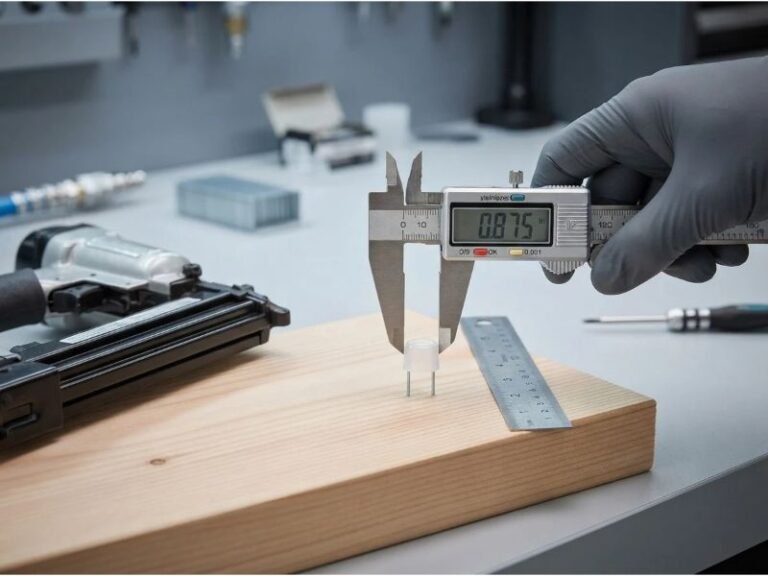 How Deep Does a 7/8 Inch Cap Staple Penetrate Into Wood?