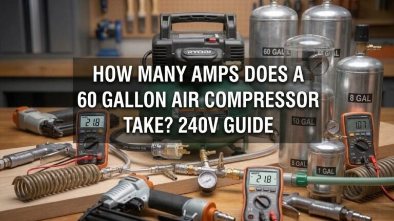 How Many Amps Does a 60 Gallon Air Compressor Take? 240V Guide