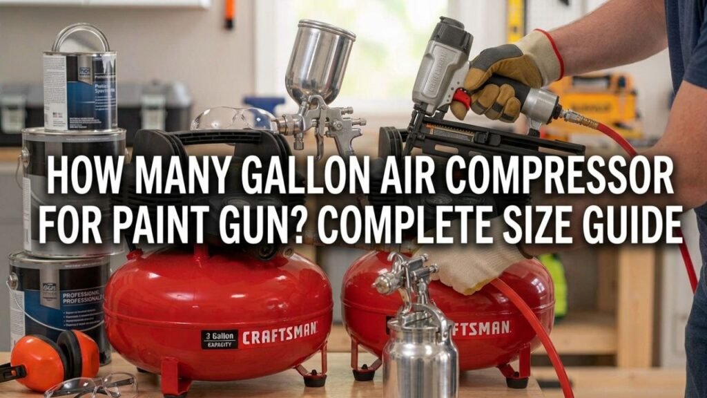 How Many Gallon Air Compressor for Paint Gun? Complete Size Guide