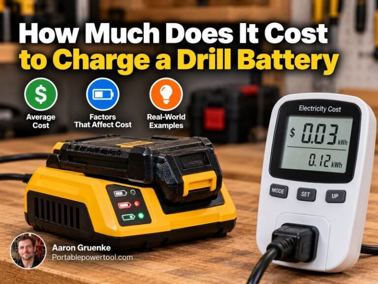 How Much Does It Cost to Charge a Drill Battery? Full Guide