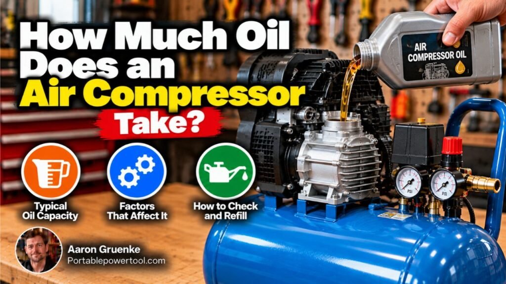 How Much Oil Does an Air Compressor Take? Capacity Guide