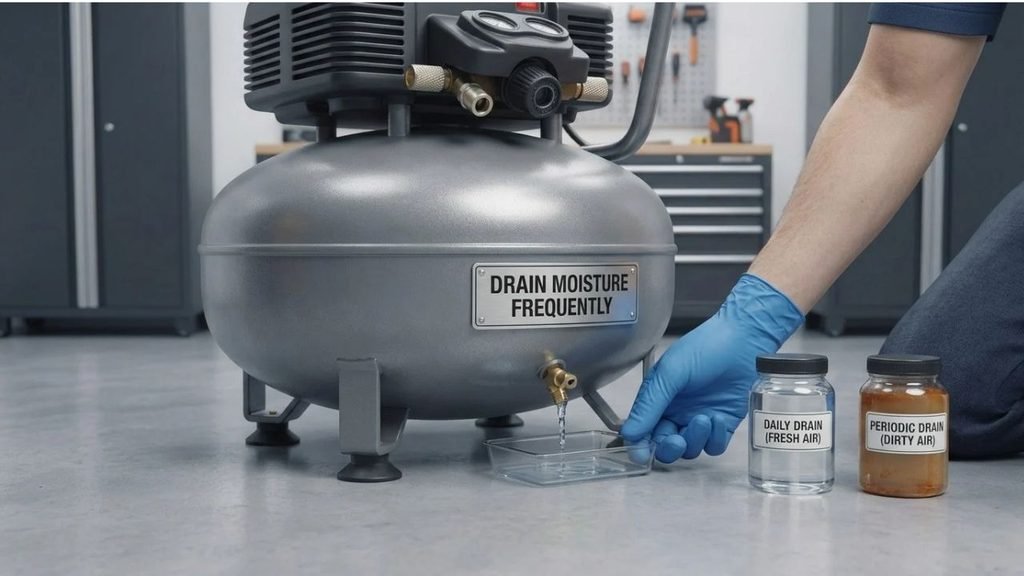 How Often to Drain a 6-Gallon Air Compressor