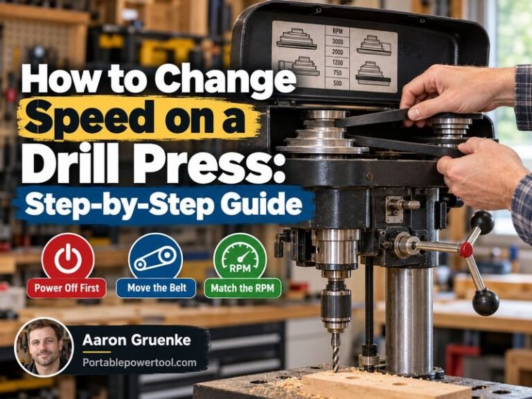 How to Change Speed on a Drill Press: Step-by-Step Guide