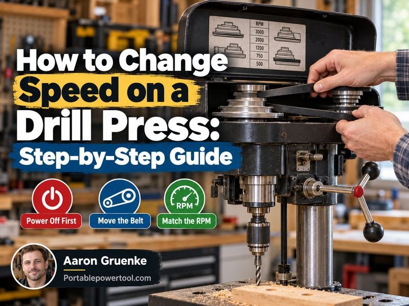 How to Change Speed on a Drill Press: Step-by-Step Guide