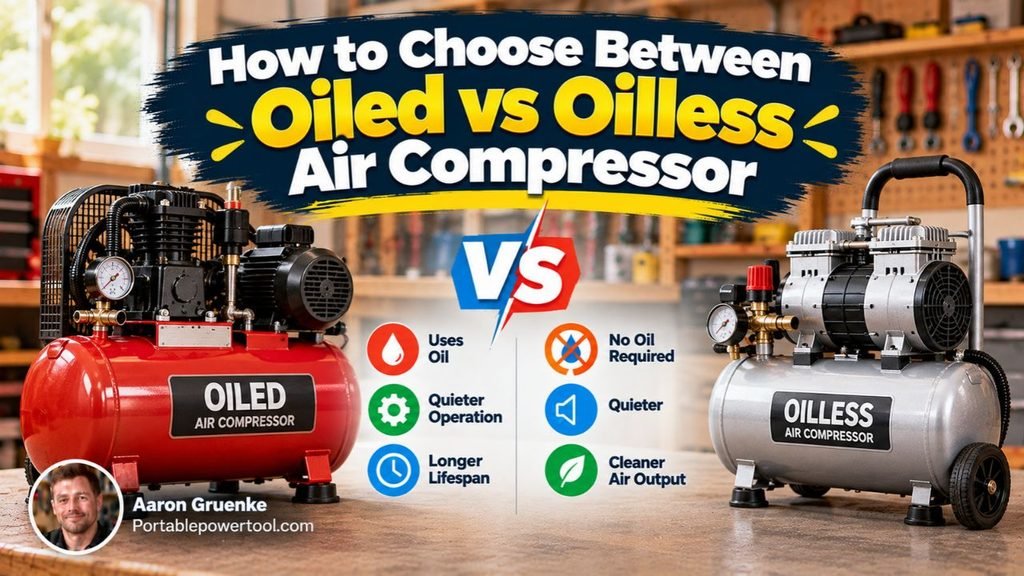 How to Choose Between Oiled vs Oilless Air Compressor