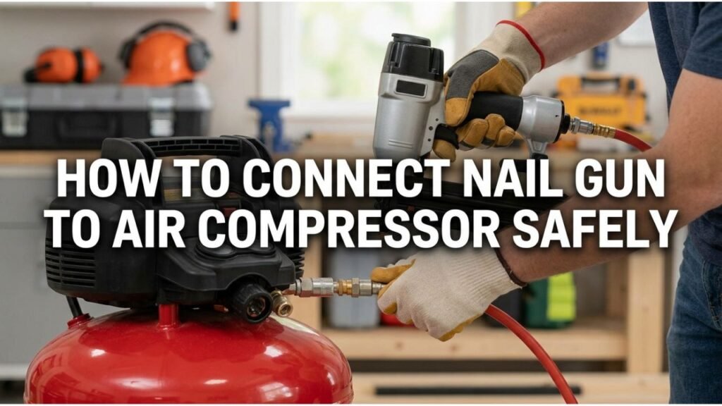 How to Connect Nail Gun to Air Compressor Safely