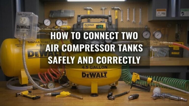 How to Connect Two Air Compressor Tanks Safely and Correctly