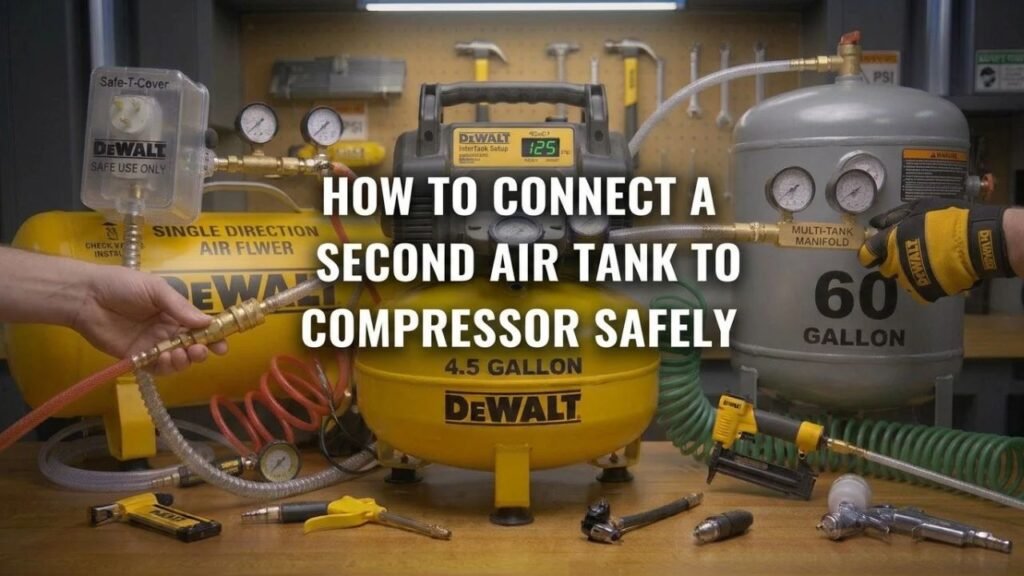 How to Connect a Second Air Tank to Compressor Safely