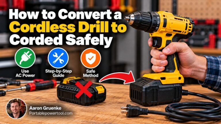 How to Convert a Cordless Drill to Corded: Step-by-Step Guide