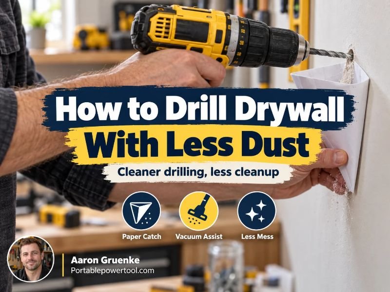 How to Drill Drywall With Less Dust