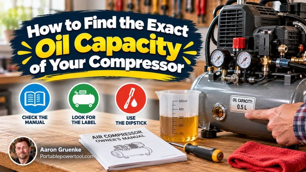 How to Find the Exact Oil Capacity of Your Compressor