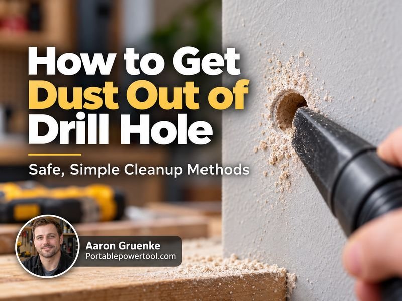 How to Get Dust Out of Drill Hole: Safe, Simple Cleanup Methods