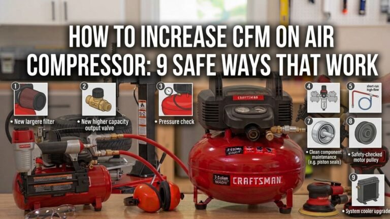 How to Increase CFM on Air Compressor: 9 Safe Ways That Work