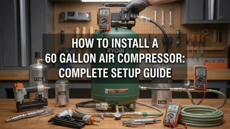 How to Install a 60 Gallon Air Compressor: Complete Setup Guide