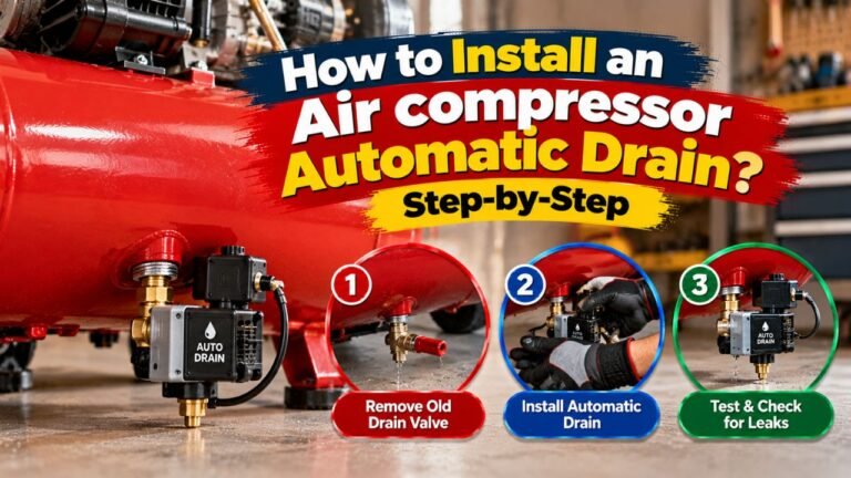 How to Install an Air Compressor Automatic Drain: Step-by-Step