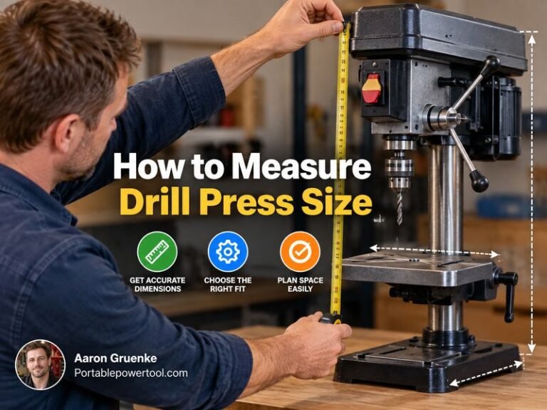 How to Measure Drill Press Size: A Simple Guide for Beginners