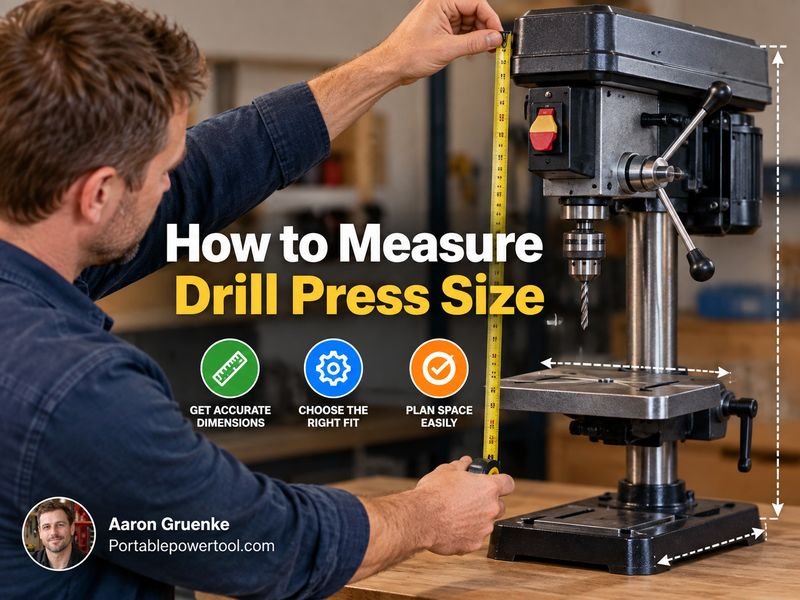 How to Measure Drill Press Size: A Simple Guide for Beginners