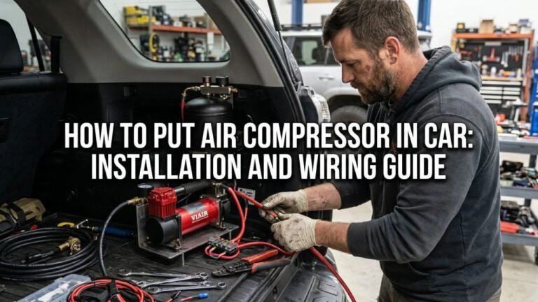 How to Put Air Compressor in Car: Installation and Wiring Guide