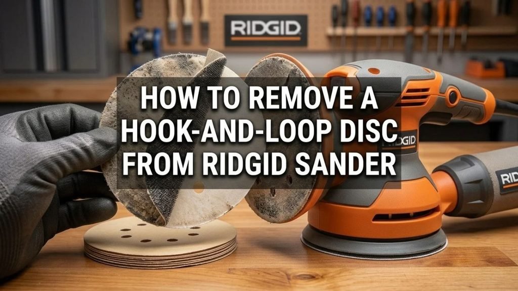 How to Remove a Hook-and-Loop Disc Correctly