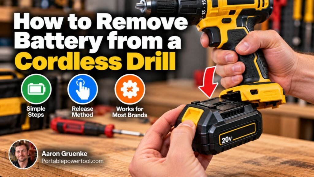 How to Remove the Battery From a Cordless Drill Safely