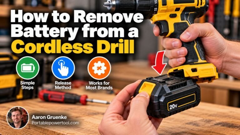 How to Remove the Battery From a Cordless Drill Safely
