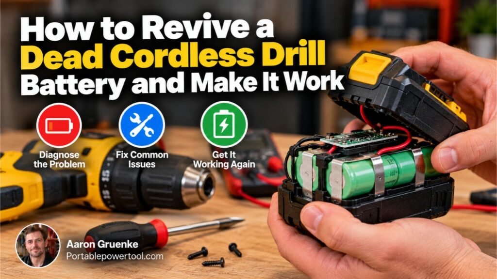 How to Revive a Dead Cordless Drill Battery and Make It Work