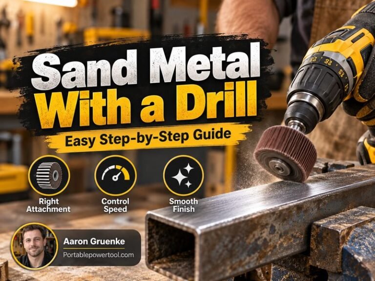 How to Sand Metal With a Drill: Easy Step-by-Step Guide