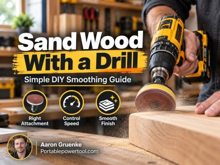 How to Sand Wood With a Drill: Easy Steps for Smooth Results