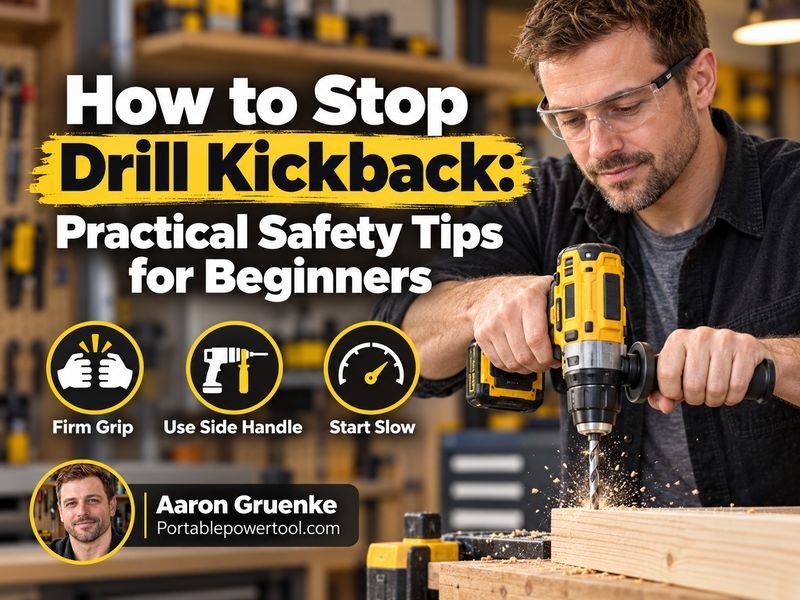 How to Stop Drill Kickback: Practical Safety Tips for Beginners