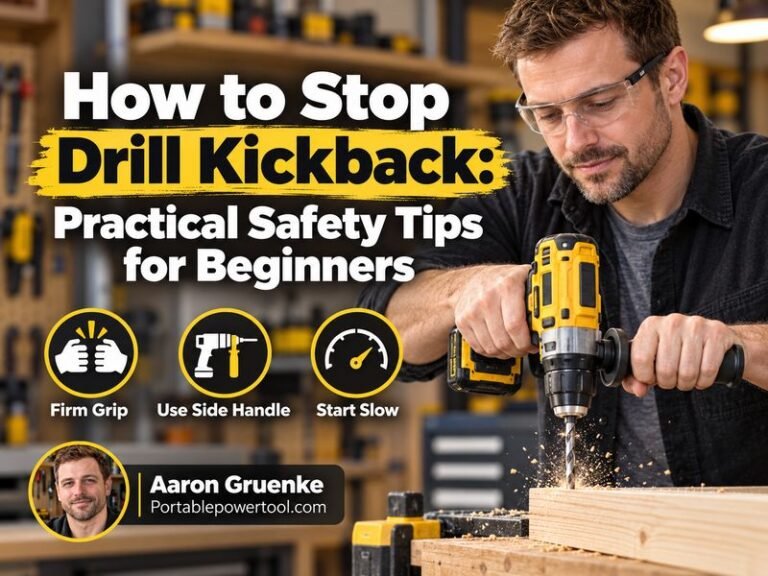 How to Stop Drill Kickback: Practical Safety Tips for Beginners