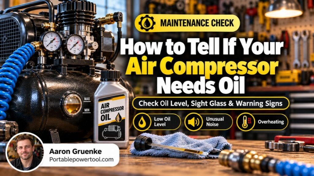 How to Tell If Your Air Compressor Needs Oil